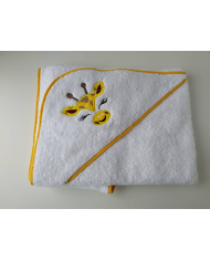 Capa de baño topos gris