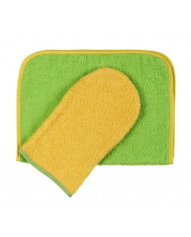 Toalla y Manopla de rizo