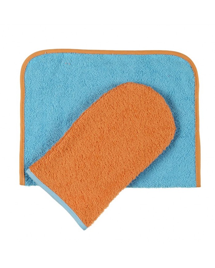 Toalla y Manopla de rizo