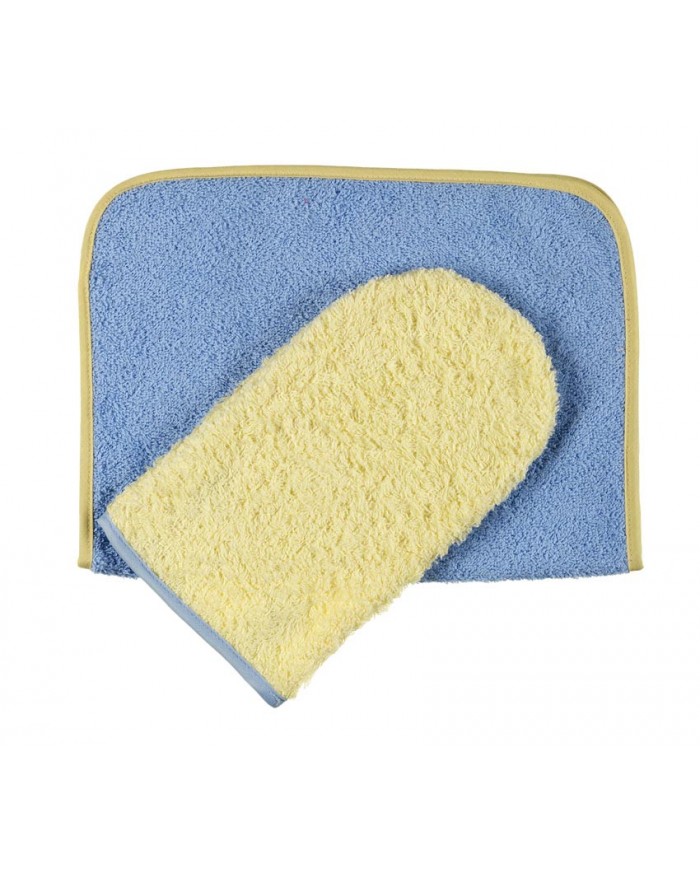 Toalla y Manopla de rizo