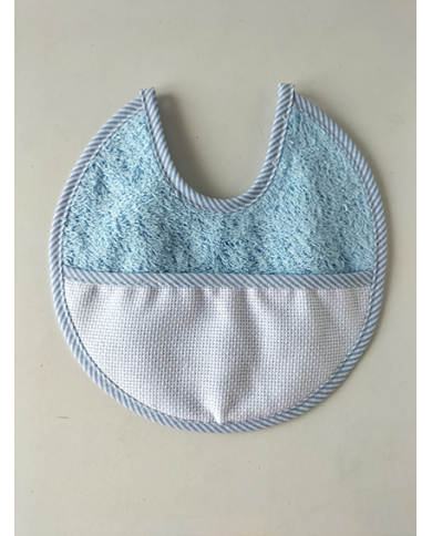 Babero redondo panamá plástico