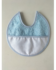 Babero redondo panamá plástico