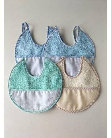 Babero redondo bolsillo panamá