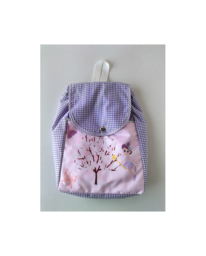 Mochila forrada estampada