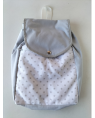 Motxilla forrada llisa-estampada