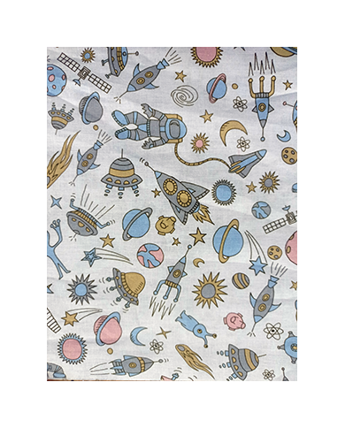 Mochila forrada lisa-estampada