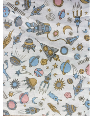 Mochila forrada lisa-estampada