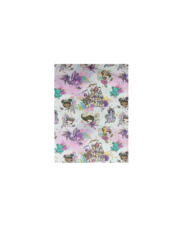 Mochila forrada lisa-estampada