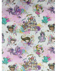 Mochila forrada lisa-estampada