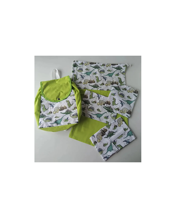 Motxilla forrada llisa-estampada