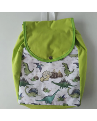 Mochila forrada lisa-estampada