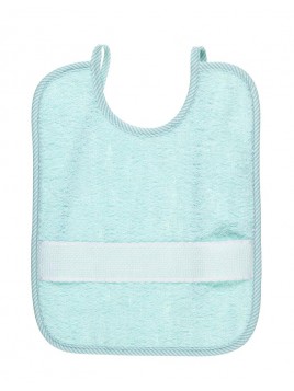 Babero cuadrado tira panamá plástico