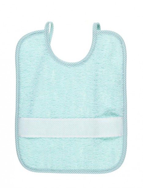 Babero cuadrado tira panamá plástico