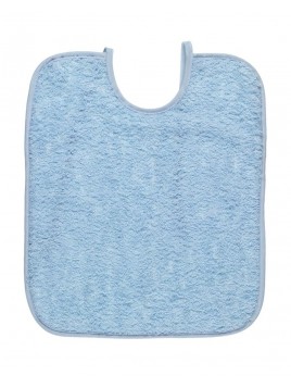 Babero cuadrado grande liso pastel