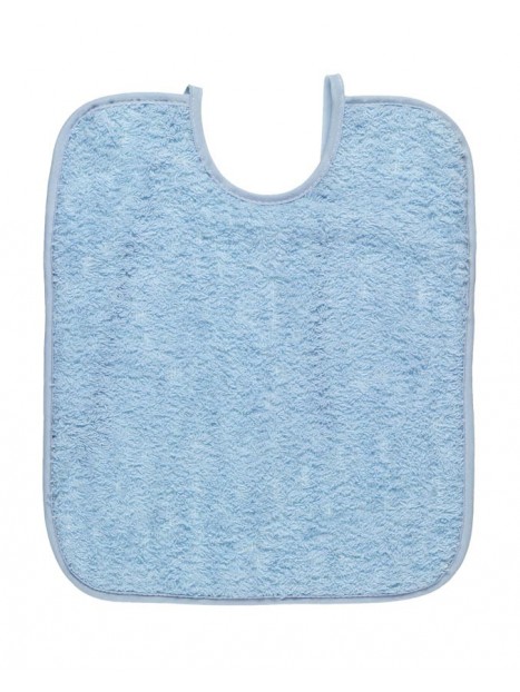 Babero cuadrado grande liso pastel