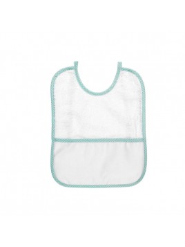 Babero cuadrado punto cruz