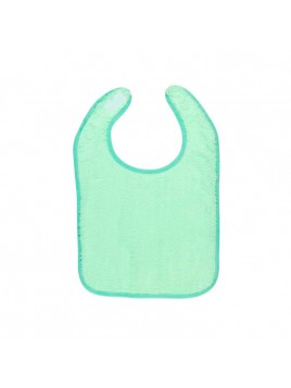 Babero Velcro cuadrado liso