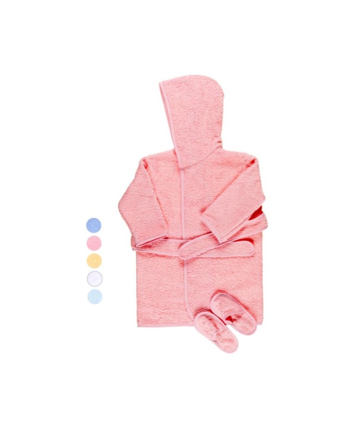 Albornoz bebé Colores Pasteles